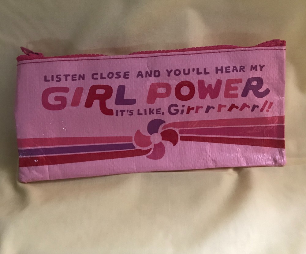 Hear Is My Girl Power Pencil Case