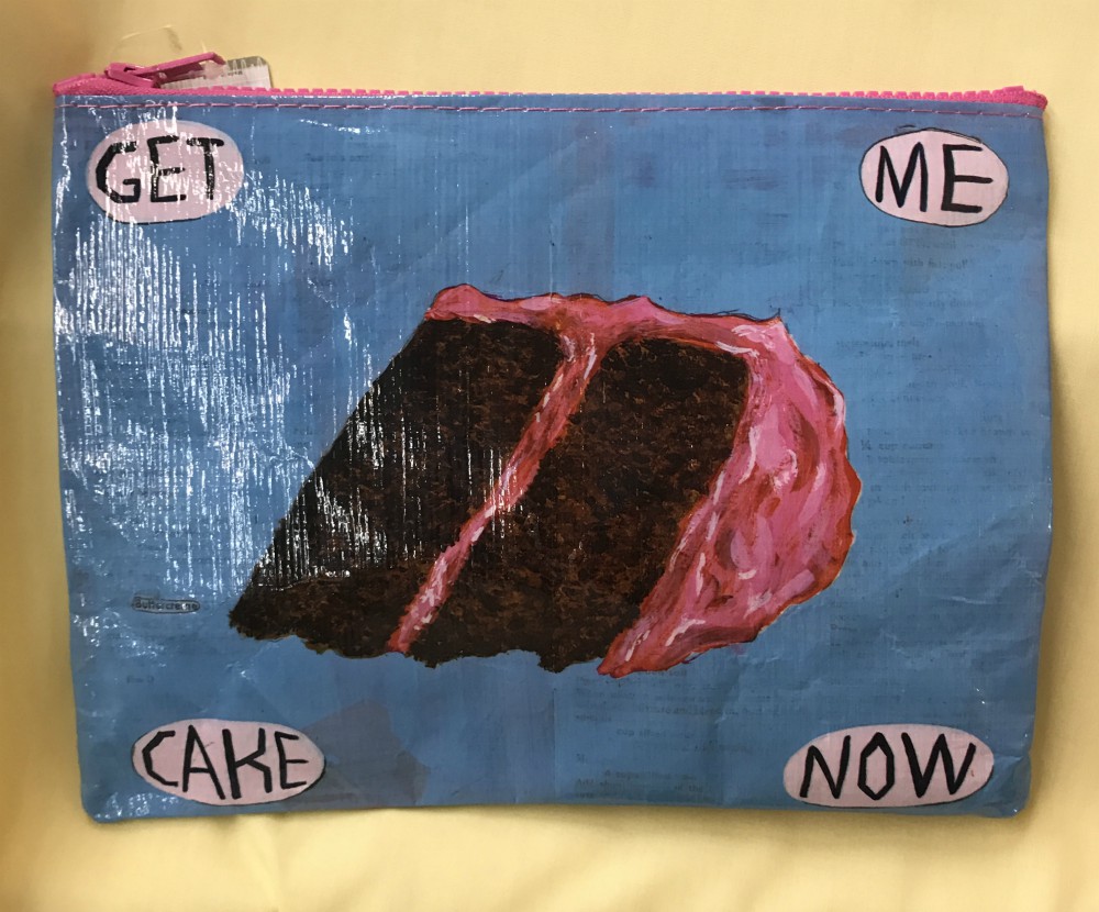 Get Me Cake Zippered Pouch